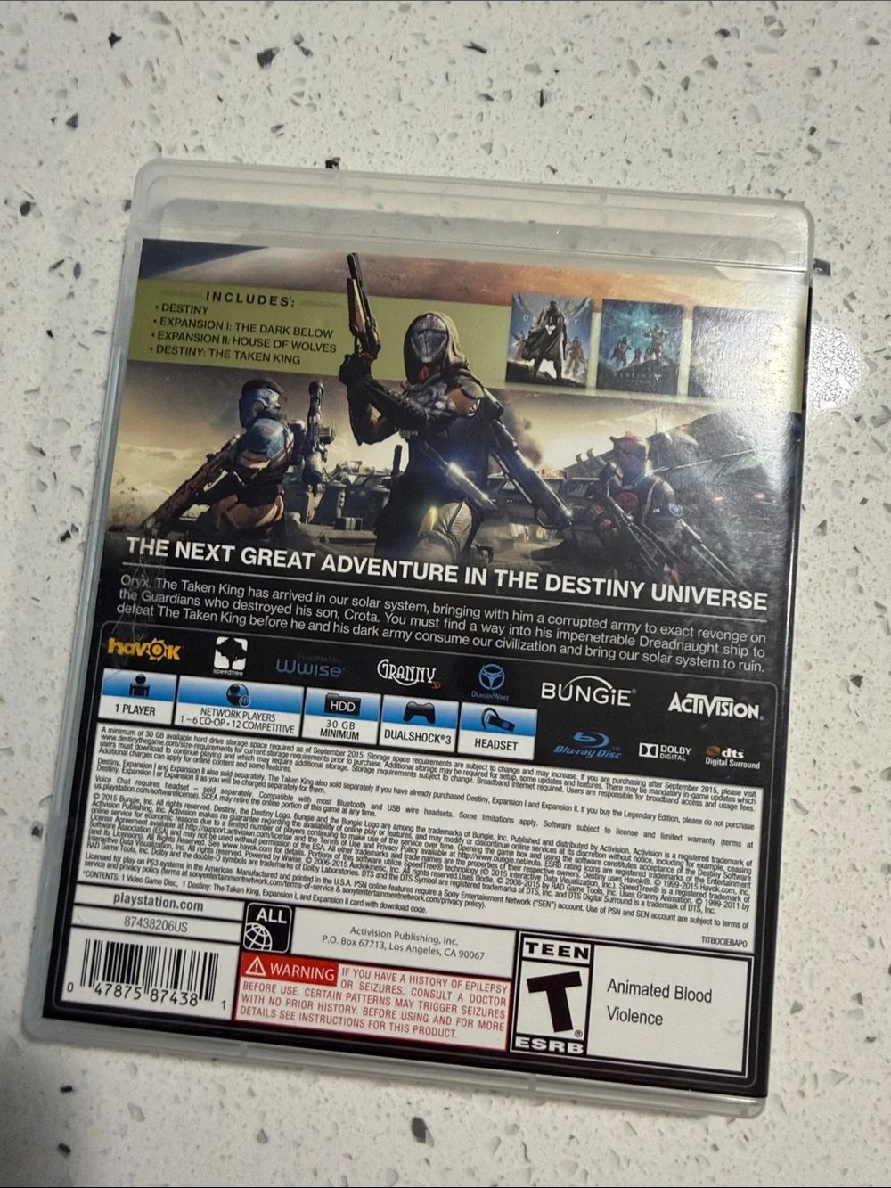 PS3 Destiny Game
